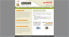 Desktop Screenshot of gordontermite.com